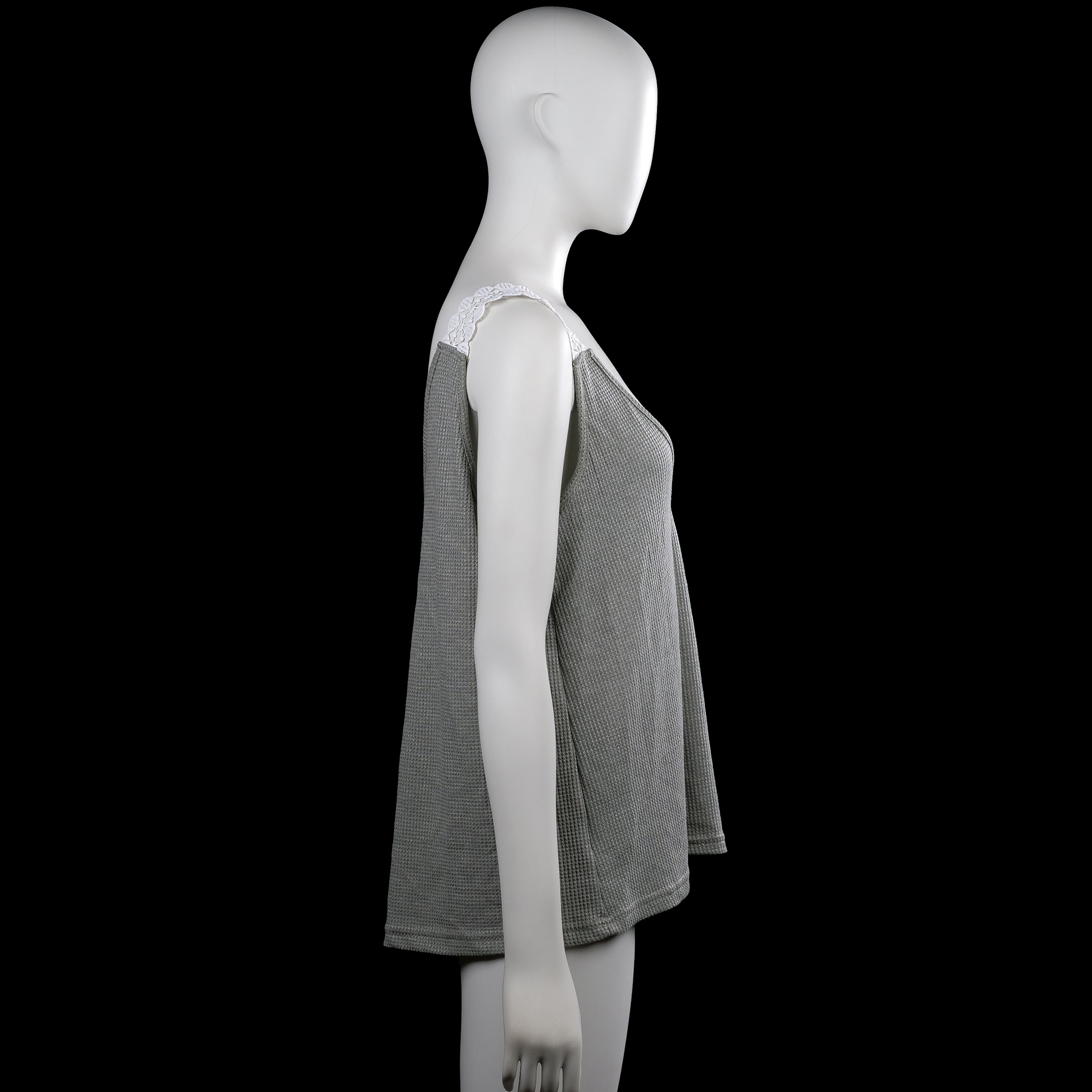 Tank top - Gray & White - Size L