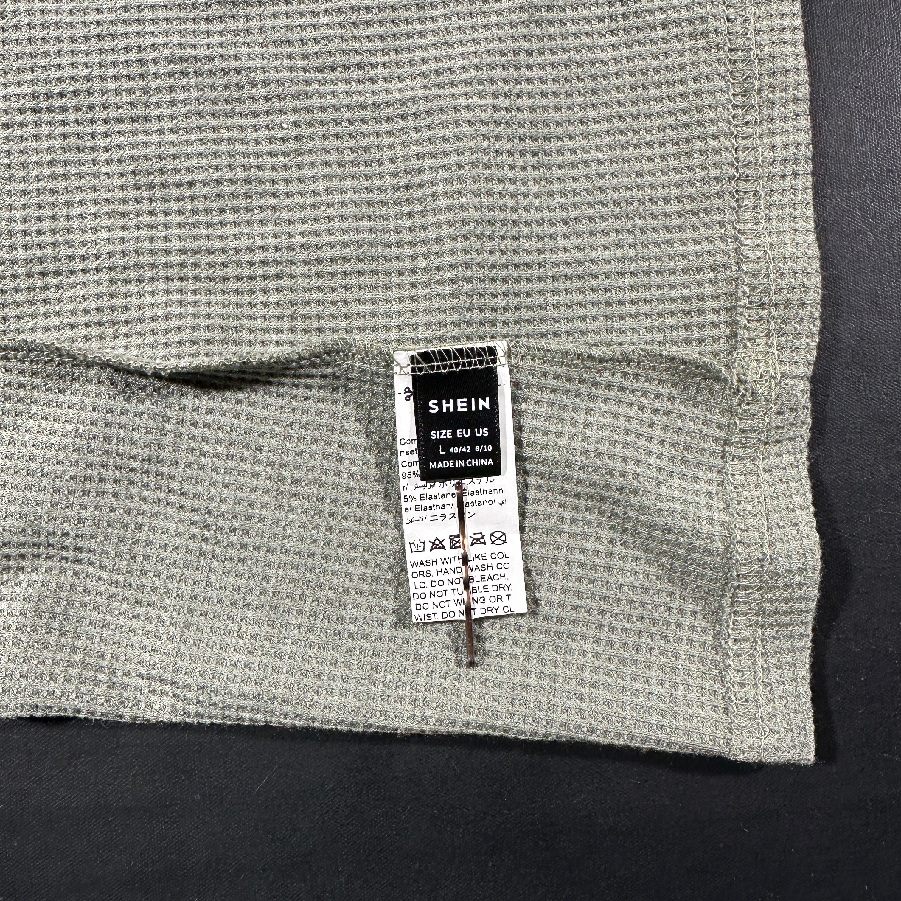 Tank top - Gray & White - Size L