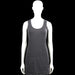 Yest - Tank top - Charcoal - Size M - Charcoal solid sleeveless top with a scoop neckline and wide shoulder straps. Straight hem with plain armhole and neckline edging.