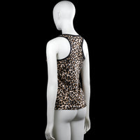 Tank top - Beige & Brown - Size S, M