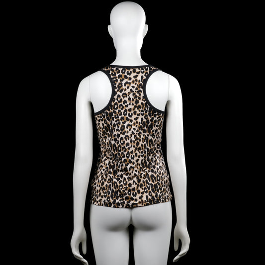 Tank top - Beige & Brown - Size S, M