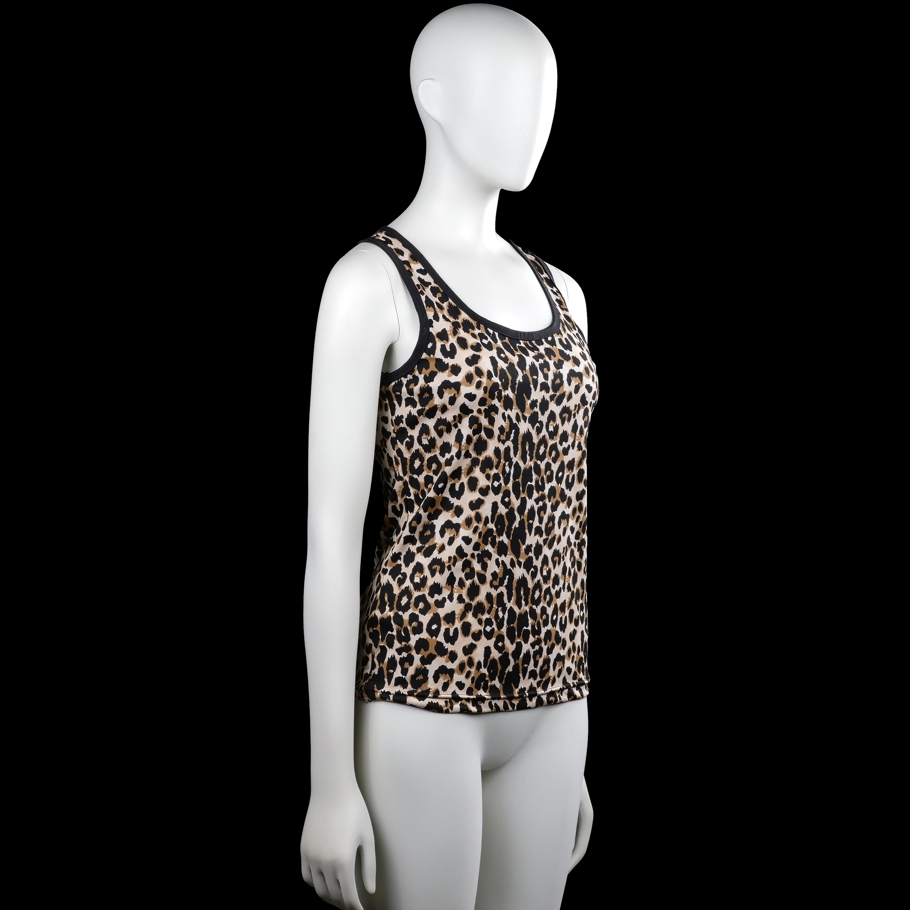 Tank top - Beige & Brown - Size S, M