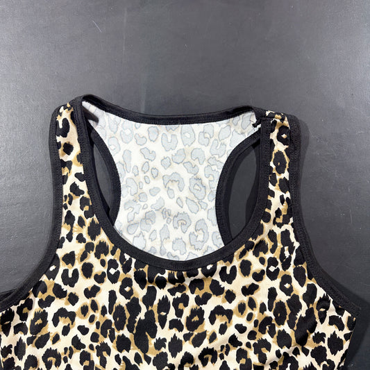 Tank top - Beige & Brown - Size S, M