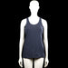 H&m basic - Tank top - Navy - Size M - Navy solid sleeveless top with a scoop neckline and wide shoulder straps. Straight hem with no visible closures or pockets.