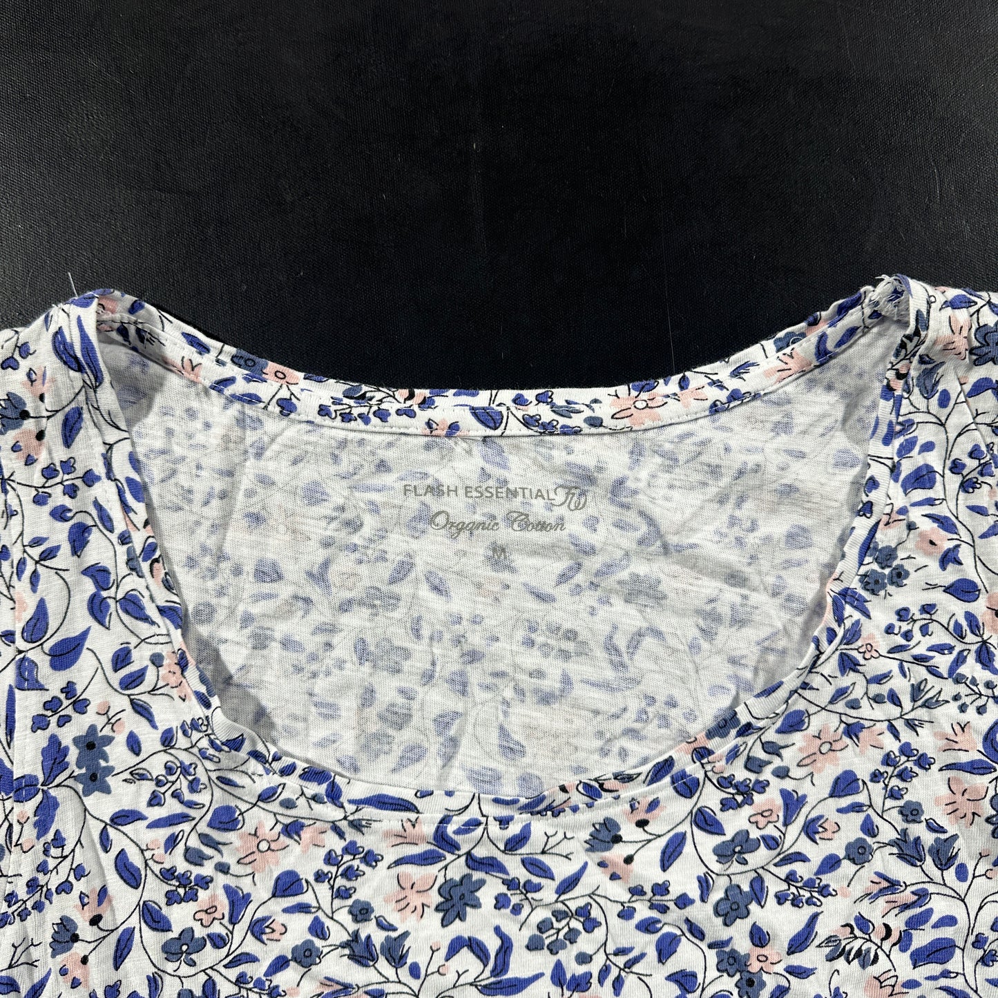 Tank top - White & Royal Blue - Size M
