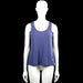 Lindex Holly & Whyte - Tank top - Navy - Size S - Solid navy sleeveless tank top with a scoop neckline. Straight hem with plain armhole and neckline edges.