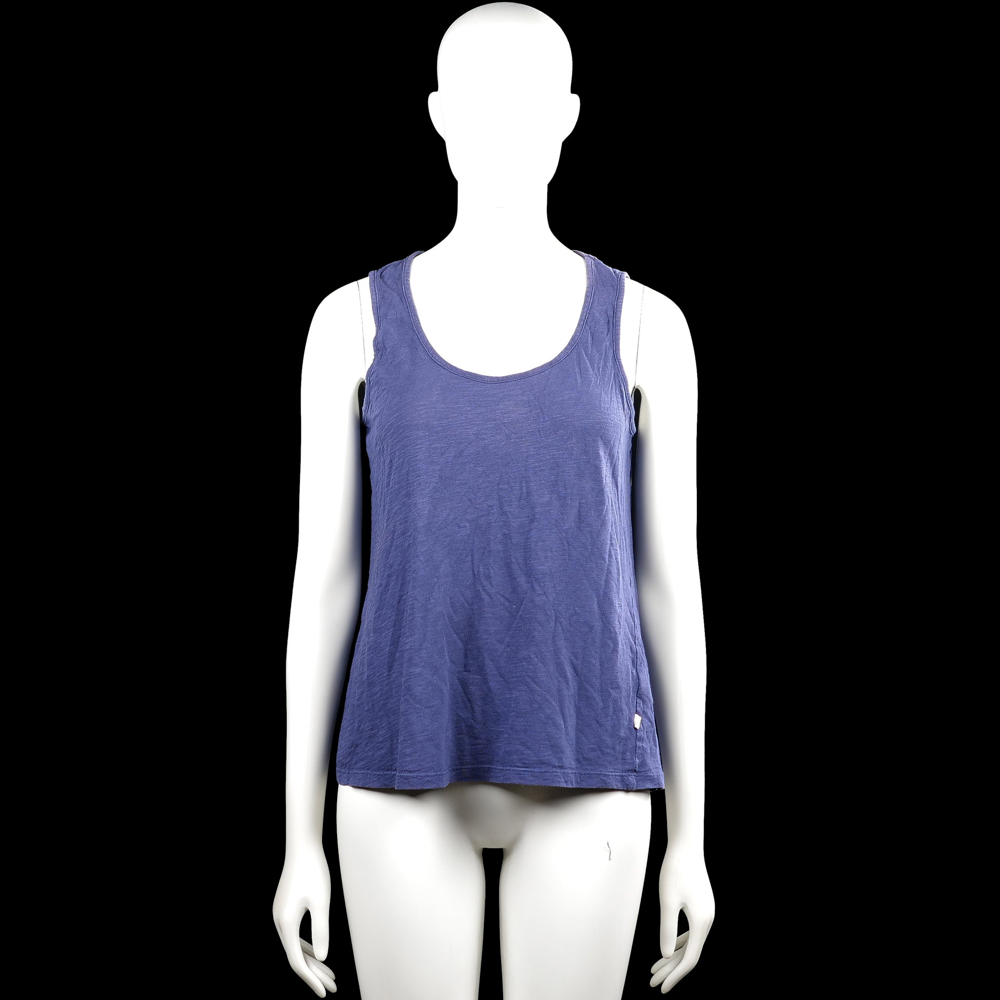 Lindex Holly & Whyte - Tank top - Navy - Size S - Solid navy sleeveless tank top with a scoop neckline. Straight hem with plain armhole and neckline edges.
