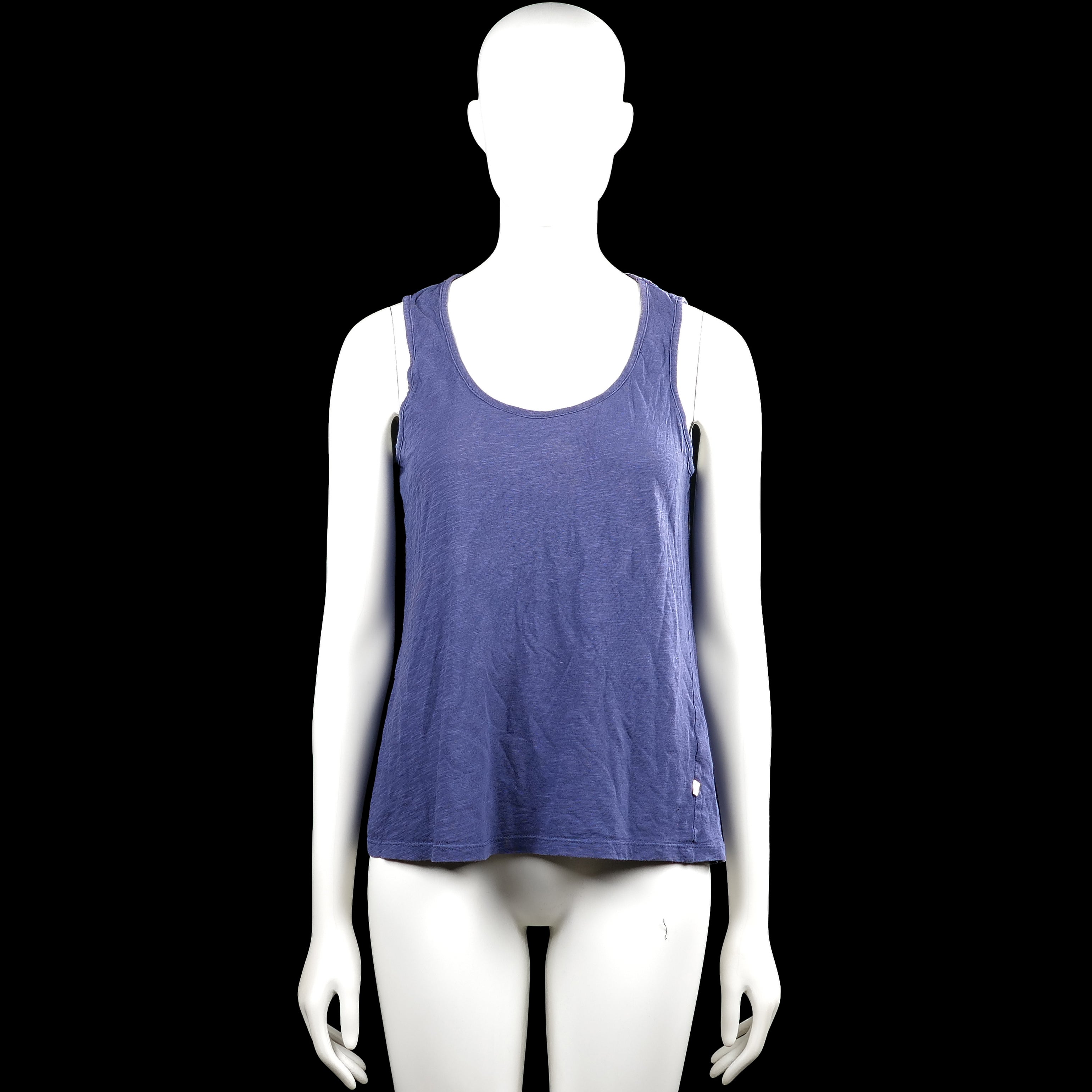 Lindex Holly & Whyte - Tank top - Navy - Size S - Solid navy sleeveless tank top with a scoop neckline. Straight hem with plain armhole and neckline edges.