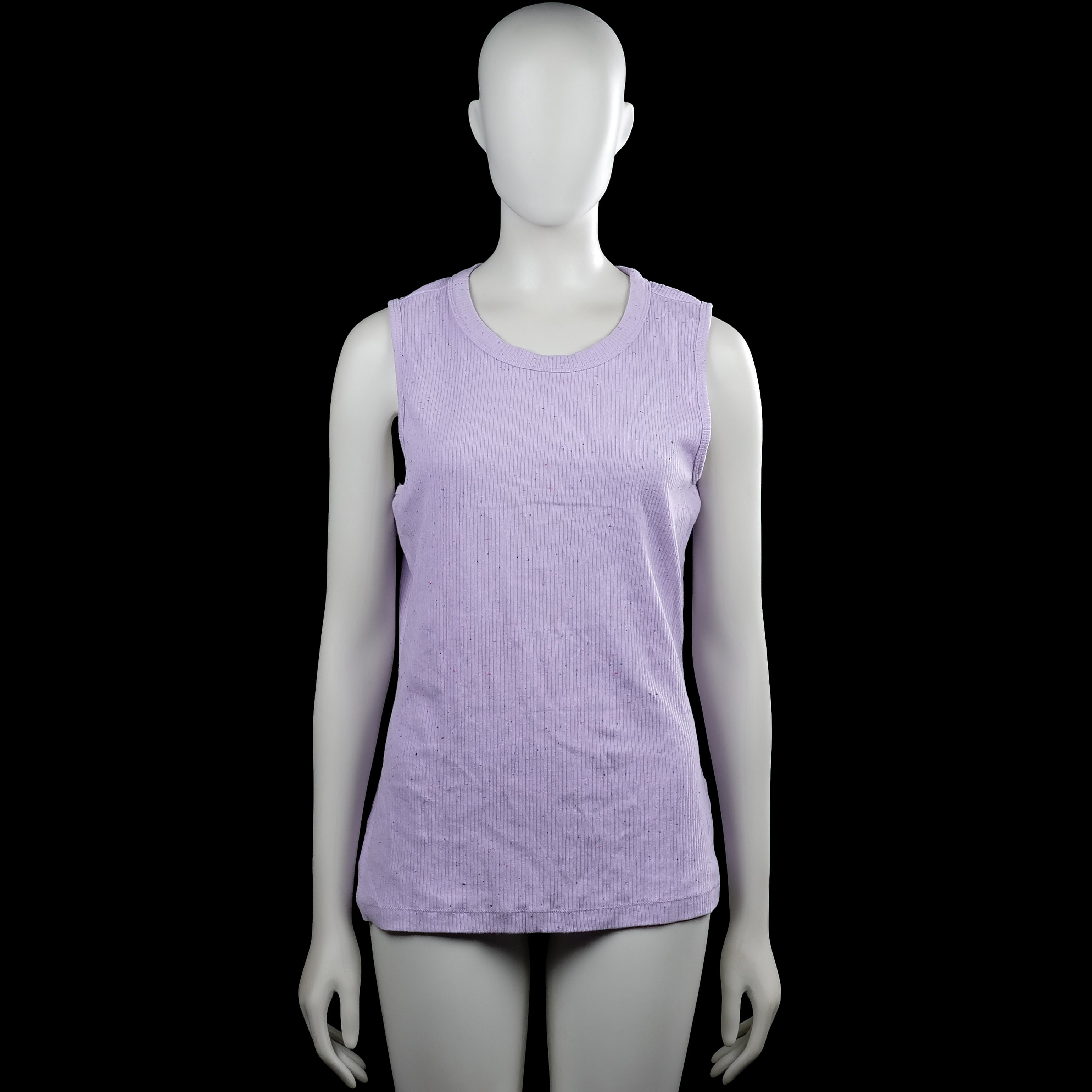 Esprit - Tank top - Lilac - Size XL - Lilac sleeveless top with a round neckline and wide armholes. Solid design with a straight hem.