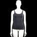 Distriktnorrebro - Tank top - Charcoal - Size S - Charcoal solid sleeveless tank top with a scoop neckline and wide shoulder straps. Straight hem with plain armhole and neckline edging.
