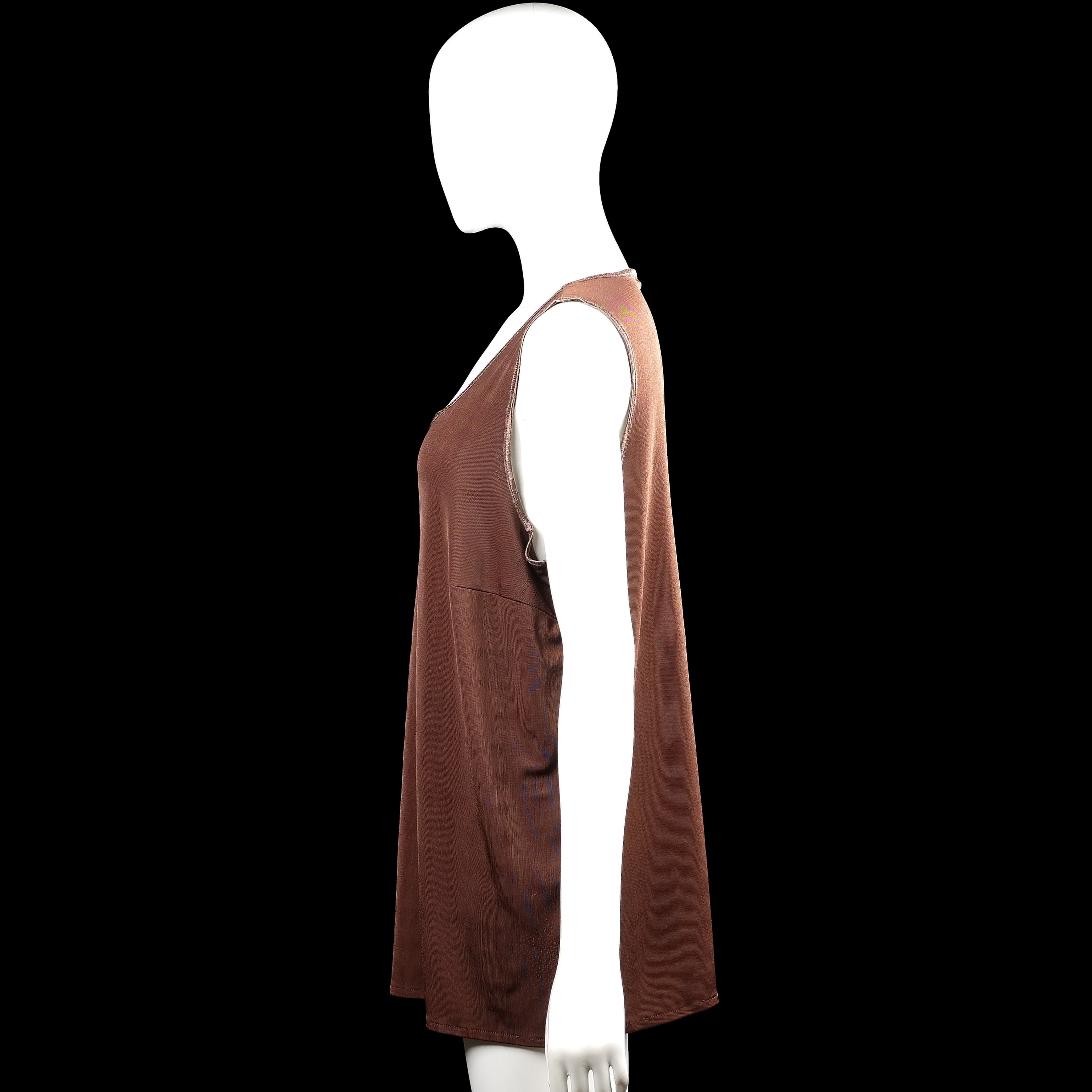 Tunic - Brown & Purple - Size L