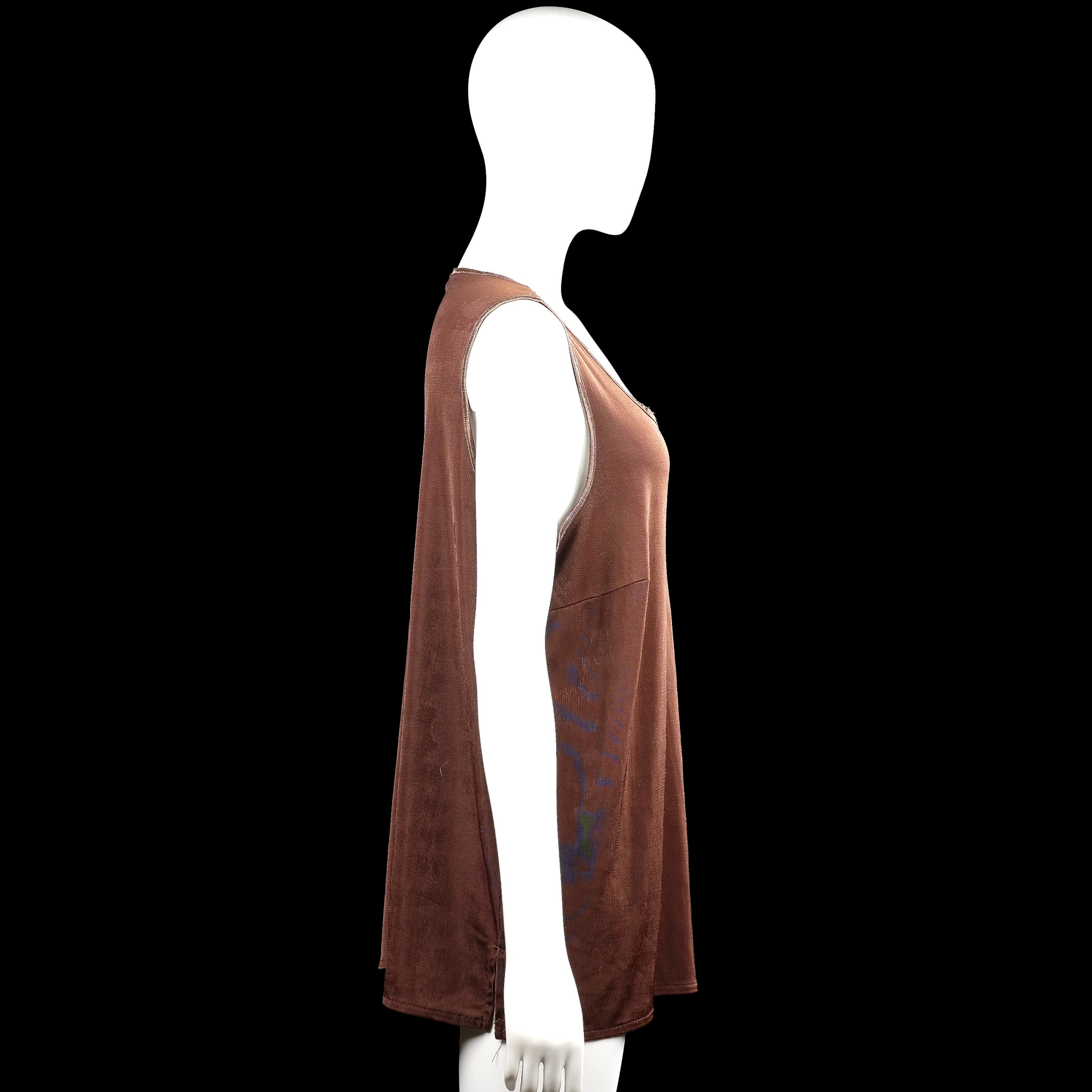 Tunic - Brown & Purple - Size L