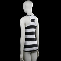 Tank top - White & Black - Size 36, 38