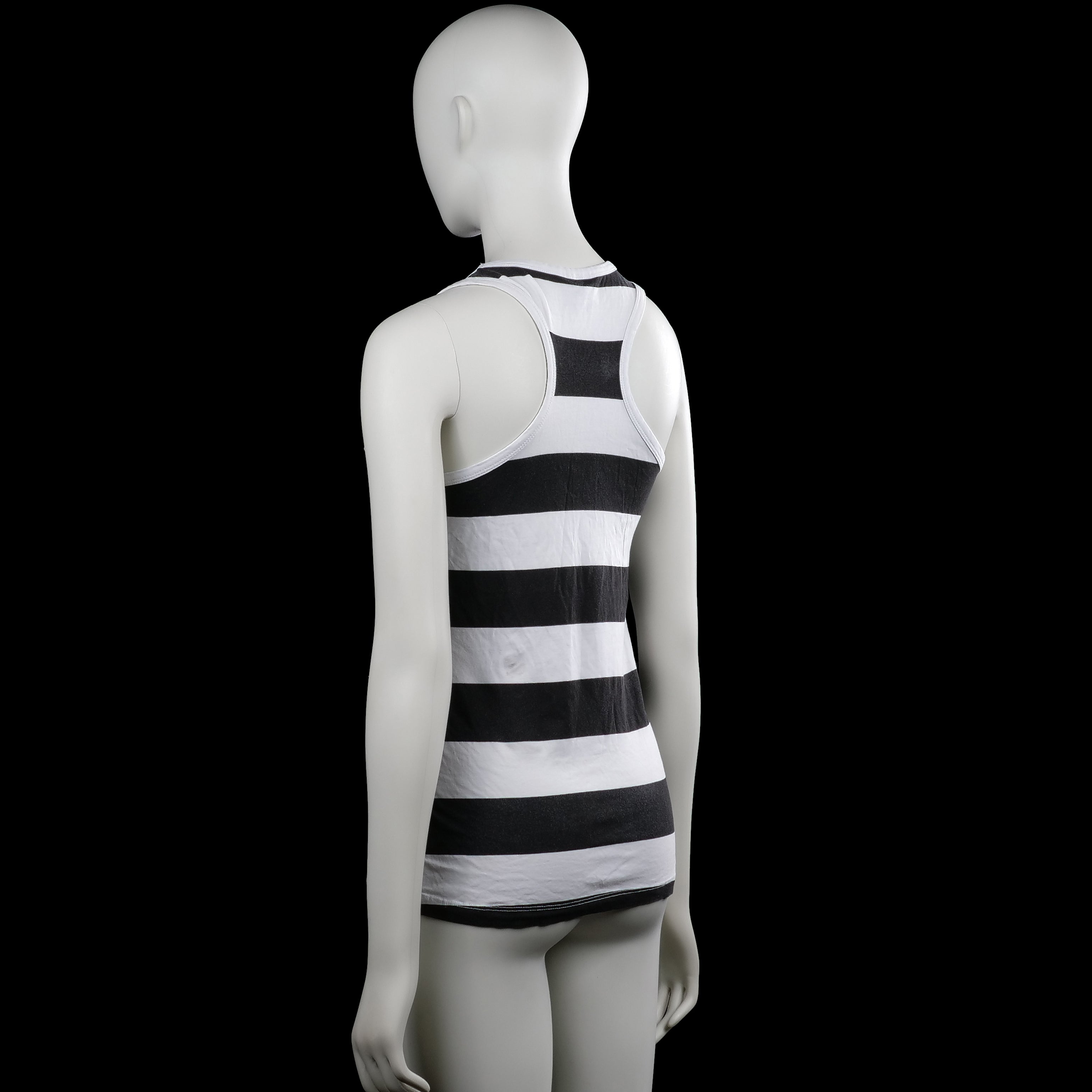 Tank top - White & Black - Size 36, 38