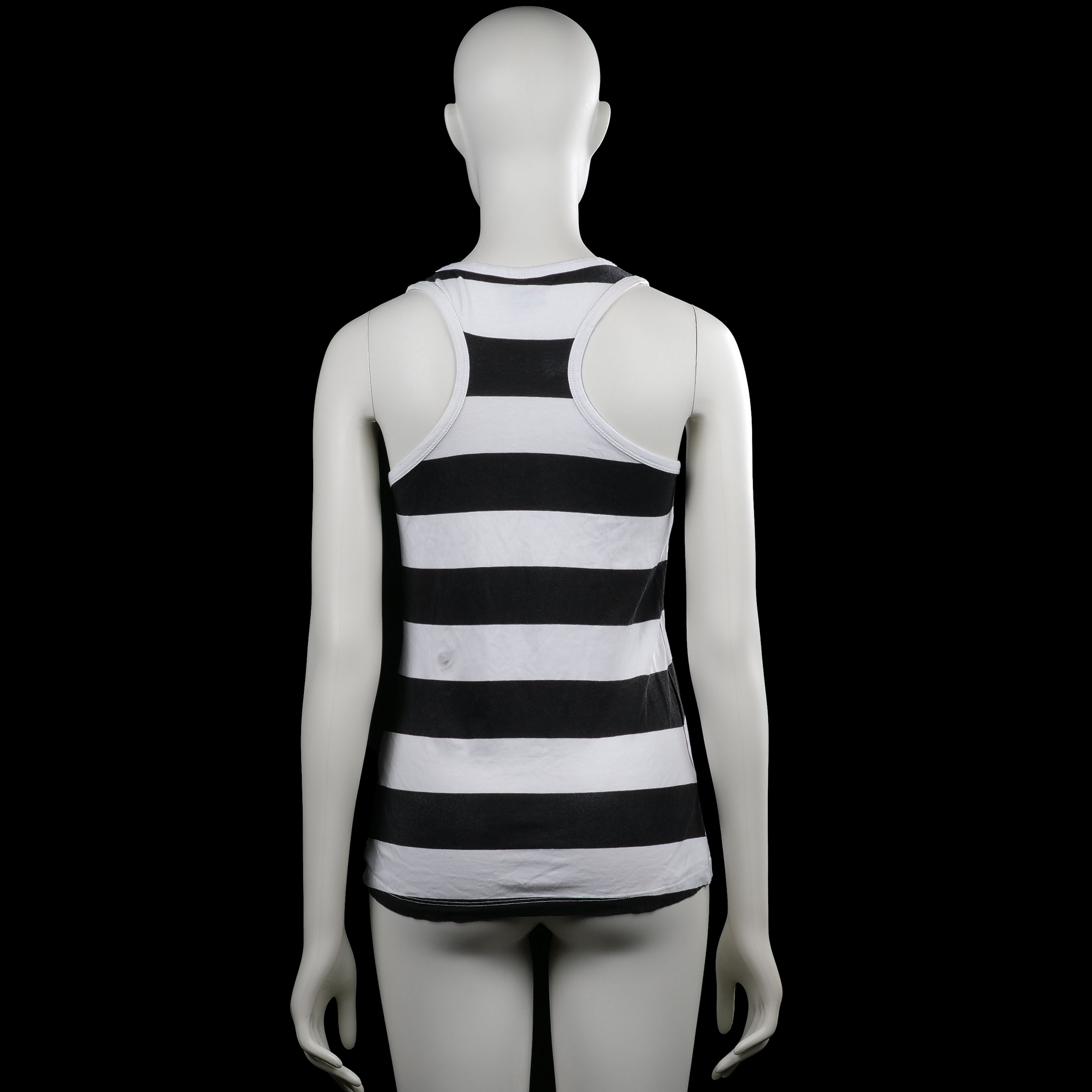 Tank top - White & Black - Size 36, 38