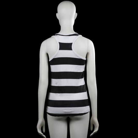 Tank top - White & Black - Size 36, 38