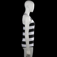 Tank top - White & Black - Size 36, 38