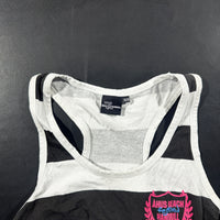 Tank top - White & Black - Size 36, 38