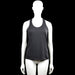 H&M - Tank top - Charcoal - Size M - Charcoal solid sleeveless tank top with a scoop neckline and racerback. Straight hem with plain armhole and neckline trim.