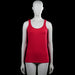 Flash Women - Tank top - Red - Size M - Red solid sleeveless tank top with a scoop neckline and plain shoulder straps. Straight hem with no visible closures or pockets.