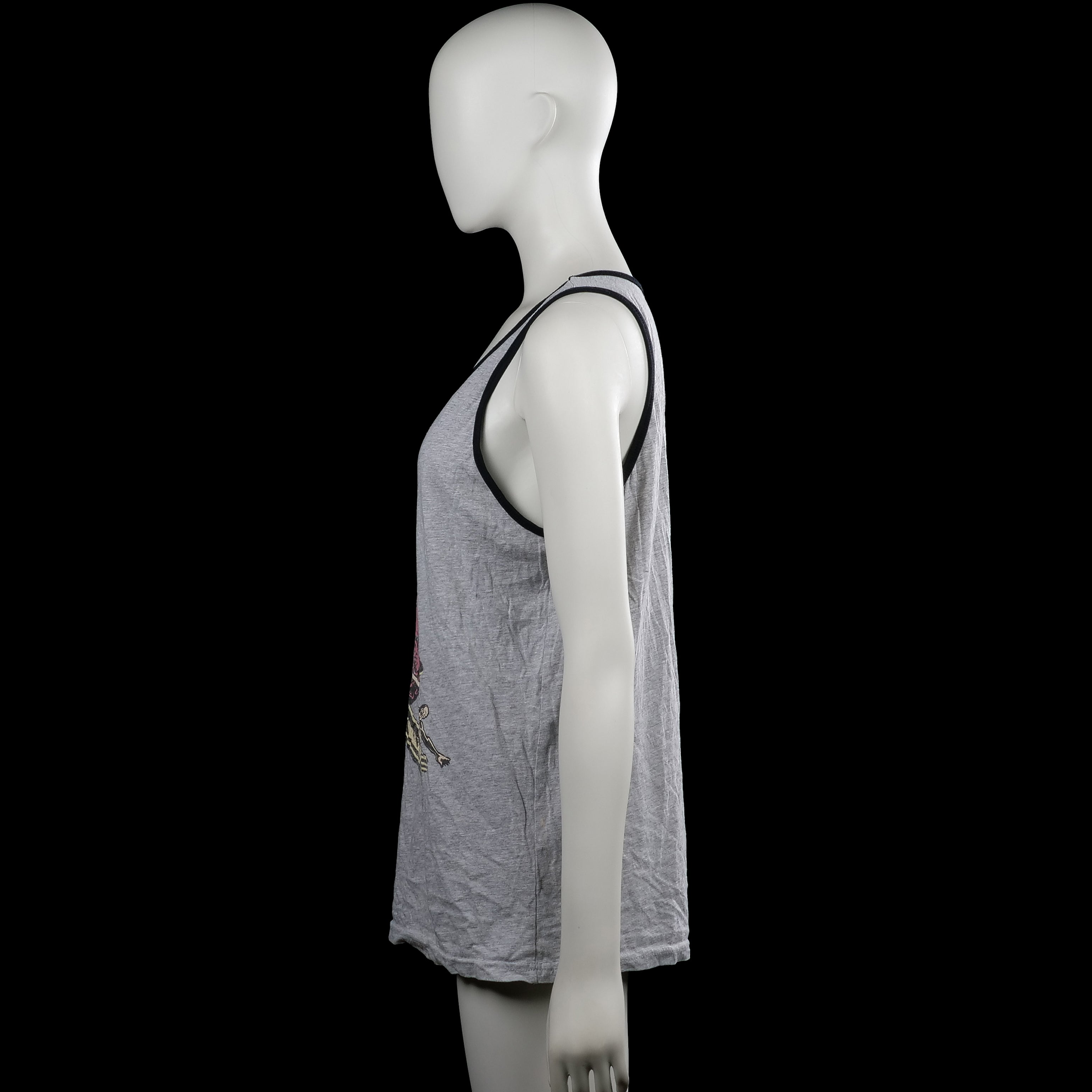 Tank top - Gray & Black - Size M