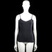 H&m basics - Tank top - Black - Size S - Black solid camisole with thin shoulder straps and a V-neckline. Features a straight hem.