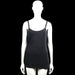 Asos - Tank top - Black - Size 40 - Black solid sleeveless top with thin adjustable shoulder straps and a scoop neckline. Straight hem with no visible closures.