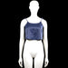Bikbok Balance - Tank top - Navy - Size XS - Navy solid camisole top with thin shoulder straps tied into bows. Features a scoop neckline and a straight hem.