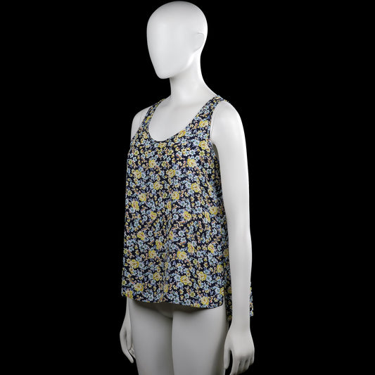 Tank top - Navy & Yellow - Size 40