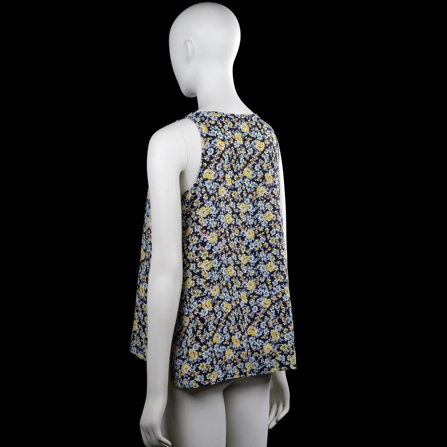Tank top - Navy & Yellow - Size 40
