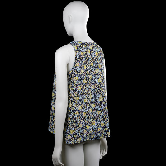 Tank top - Navy & Yellow - Size 40