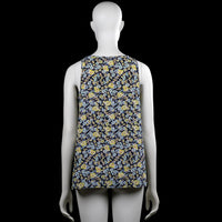 Tank top - Navy & Yellow - Size 40