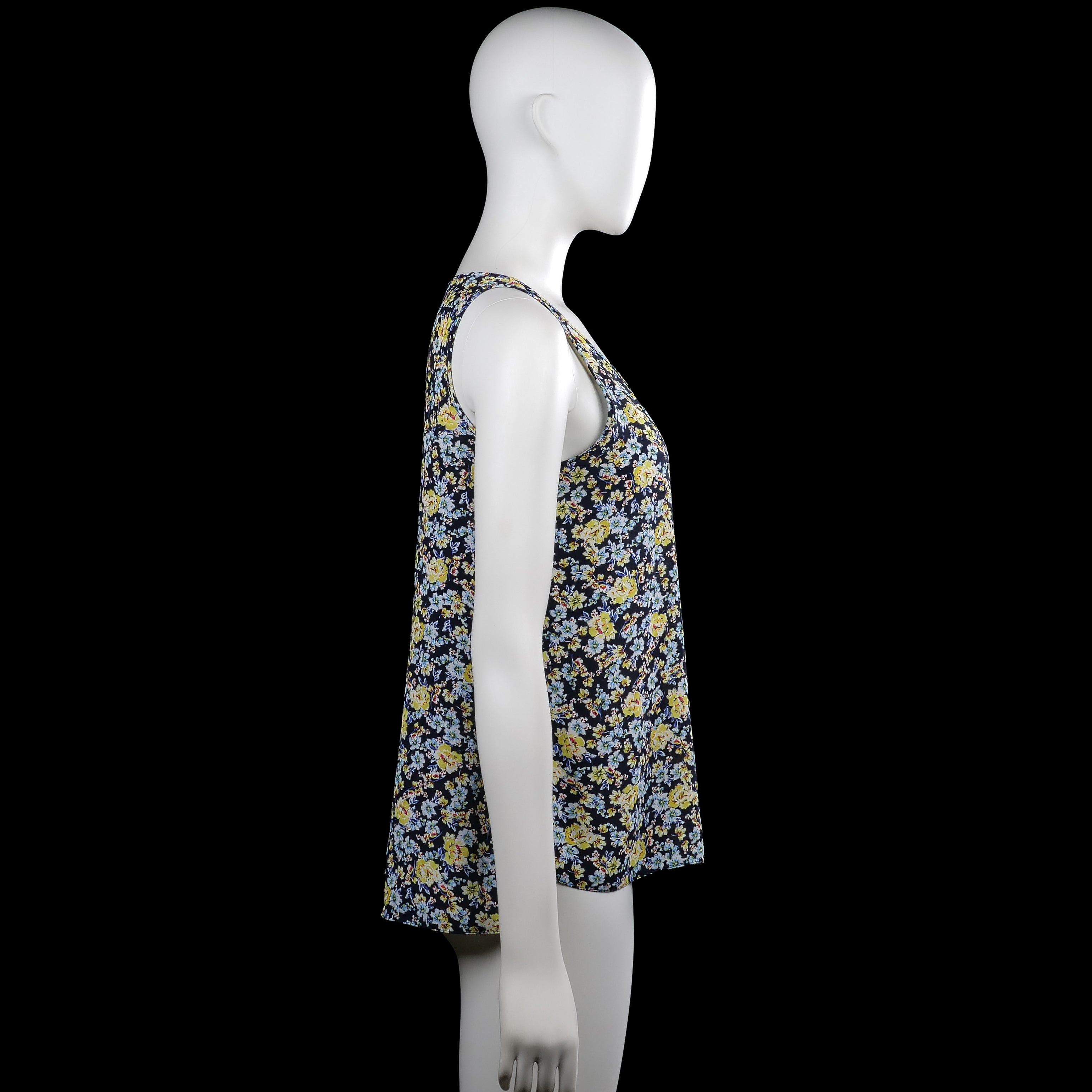 Tank top - Navy & Yellow - Size 40
