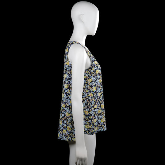 Tank top - Navy & Yellow - Size 40