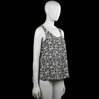 Tank top - Navy & Yellow - Size 40