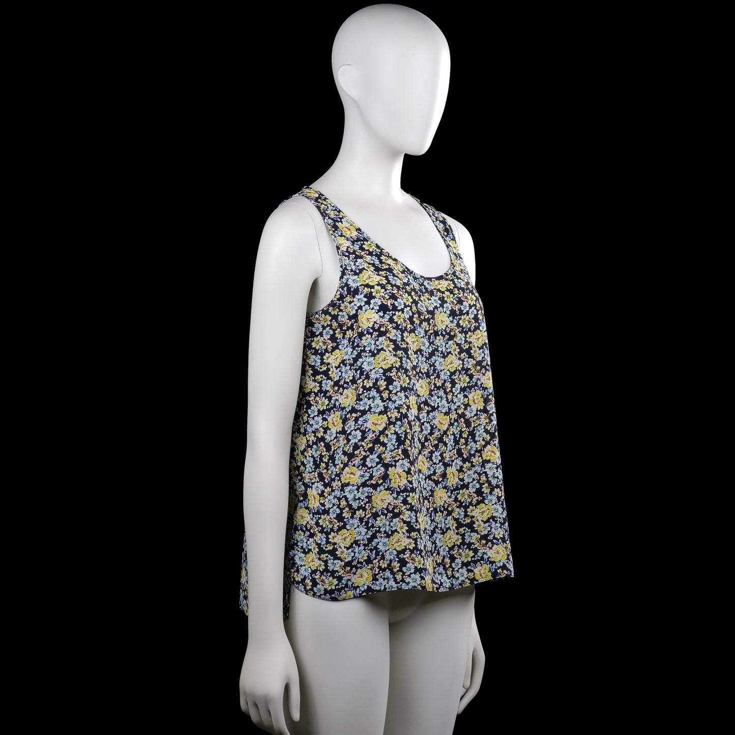Tank top - Navy & Yellow - Size 40