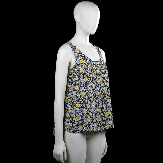Tank top - Navy & Yellow - Size 40