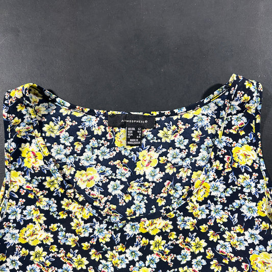 Tank top - Navy & Yellow - Size 40