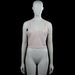 Tank top - Light Pink - Size L - Light pink sleeveless ribbed camisole with lace shoulder straps and lace trim along the scoop neckline. Features a short button placket at the front and a straight hem.