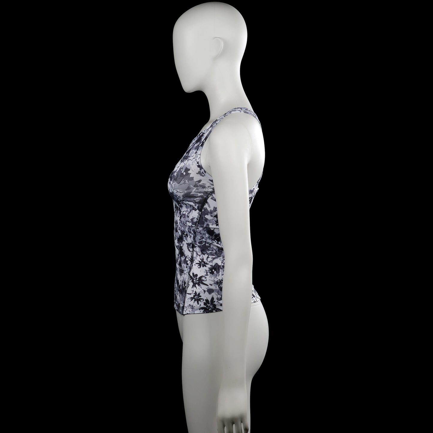 Sports top - Gray & Black - Size 134, 140