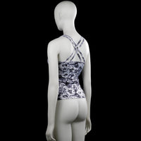 Sports top - Gray & Black - Size 134, 140