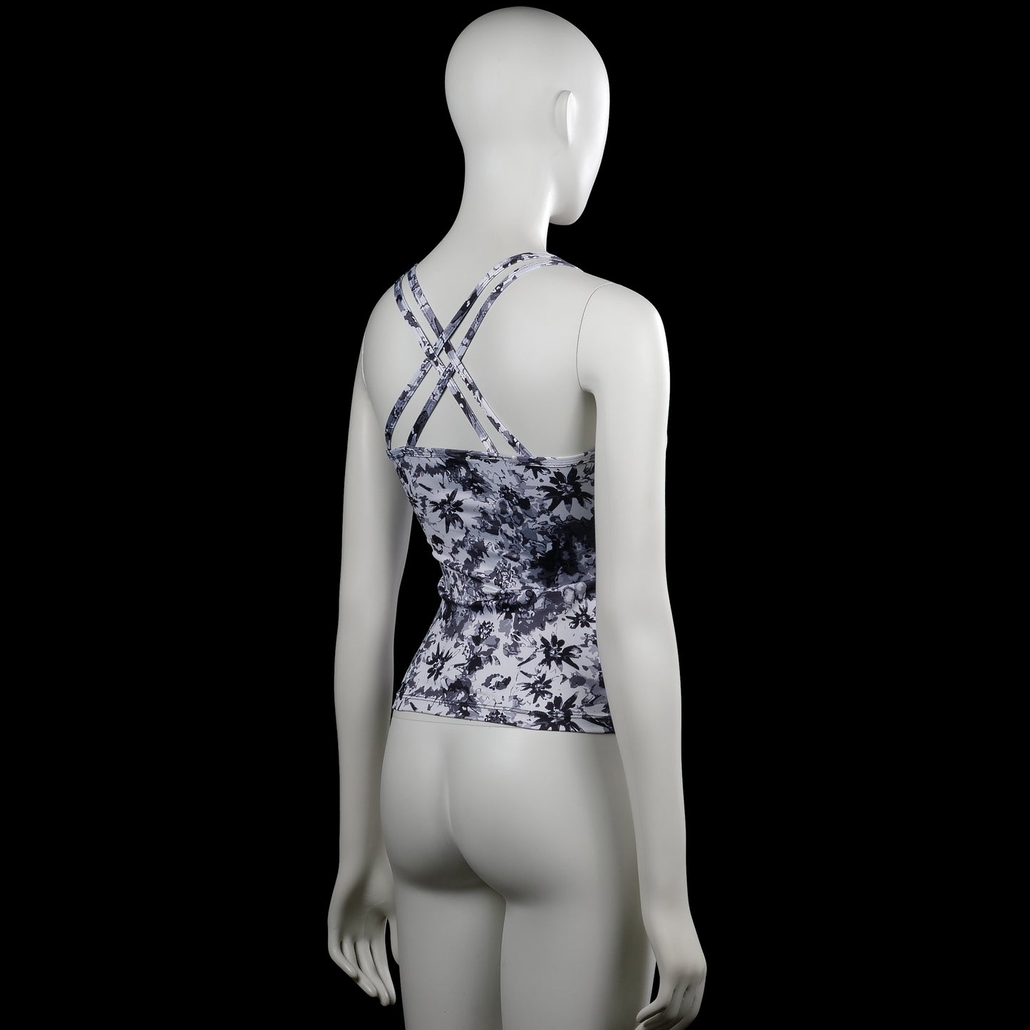 Sports top - Gray & Black - Size 134, 140