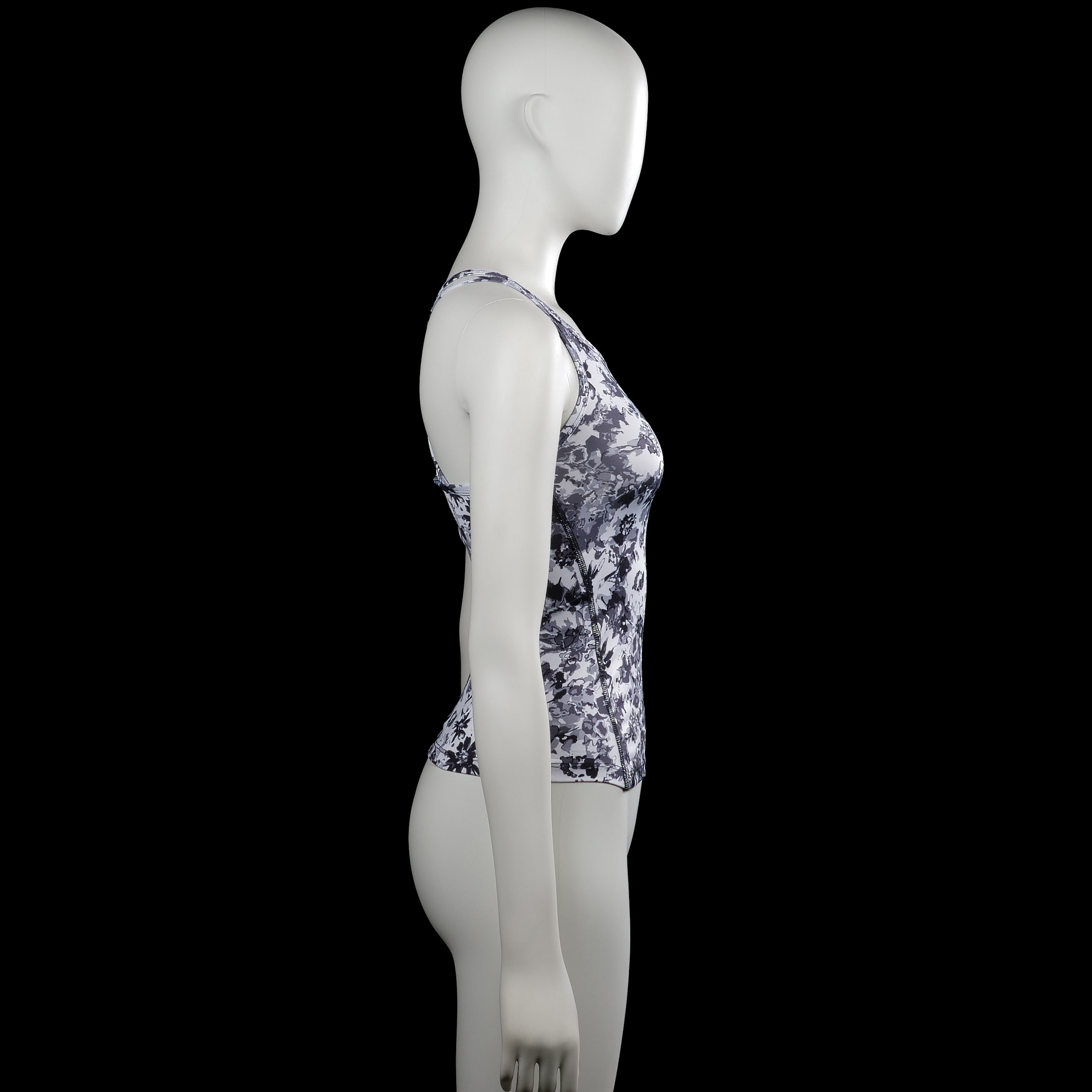 Sports top - Gray & Black - Size 134, 140