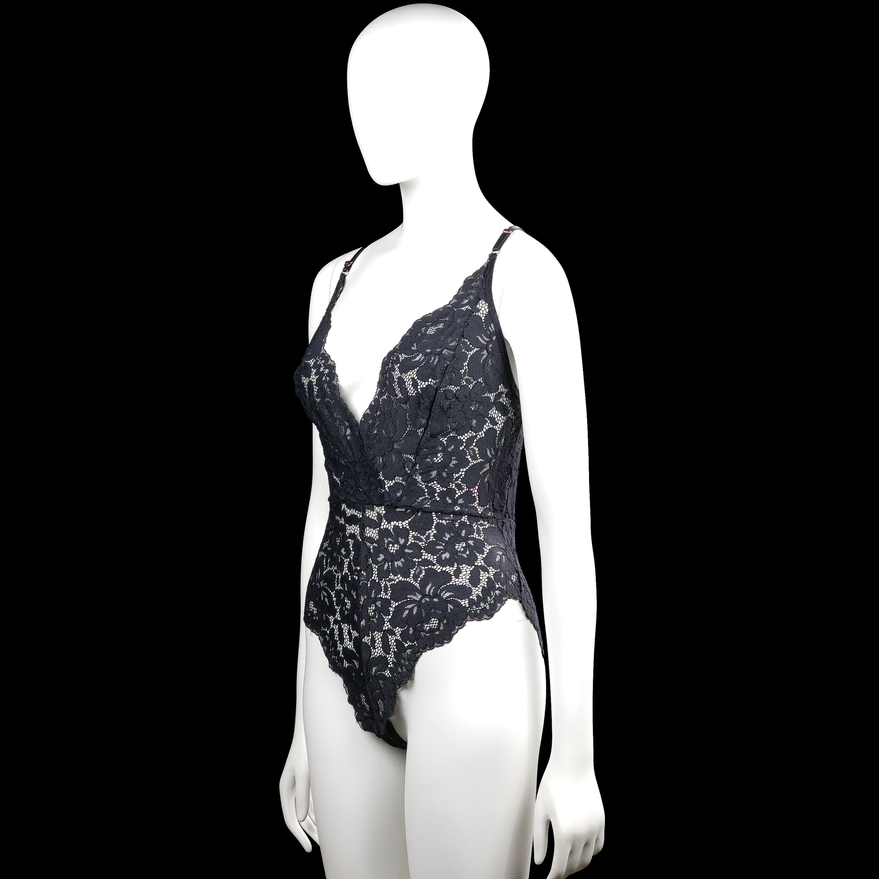 Bodysuit - Navy & Black - Size M
