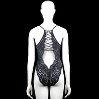 Bodysuit - Navy & Black - Size M