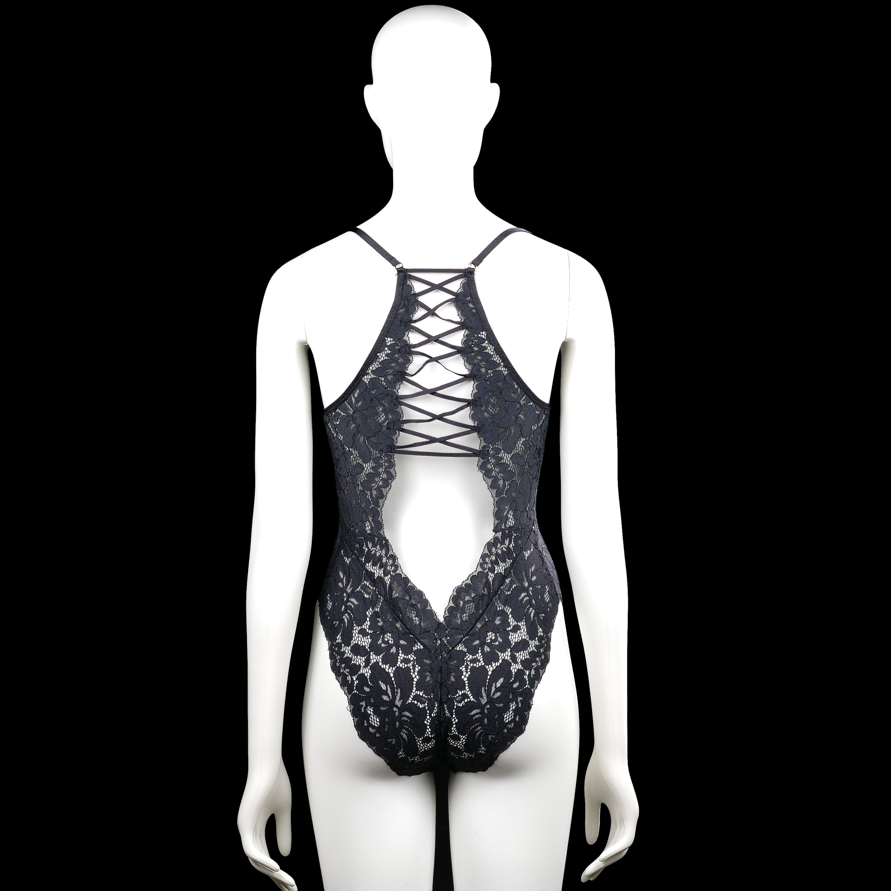 Bodysuit - Navy & Black - Size M