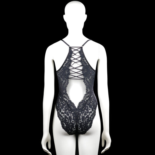 Bodysuit - Navy & Black - Size M