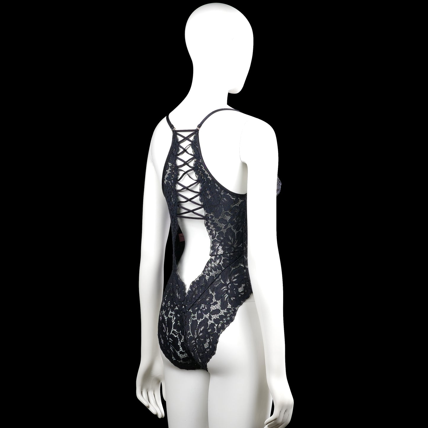 Bodysuit - Navy & Black - Size M