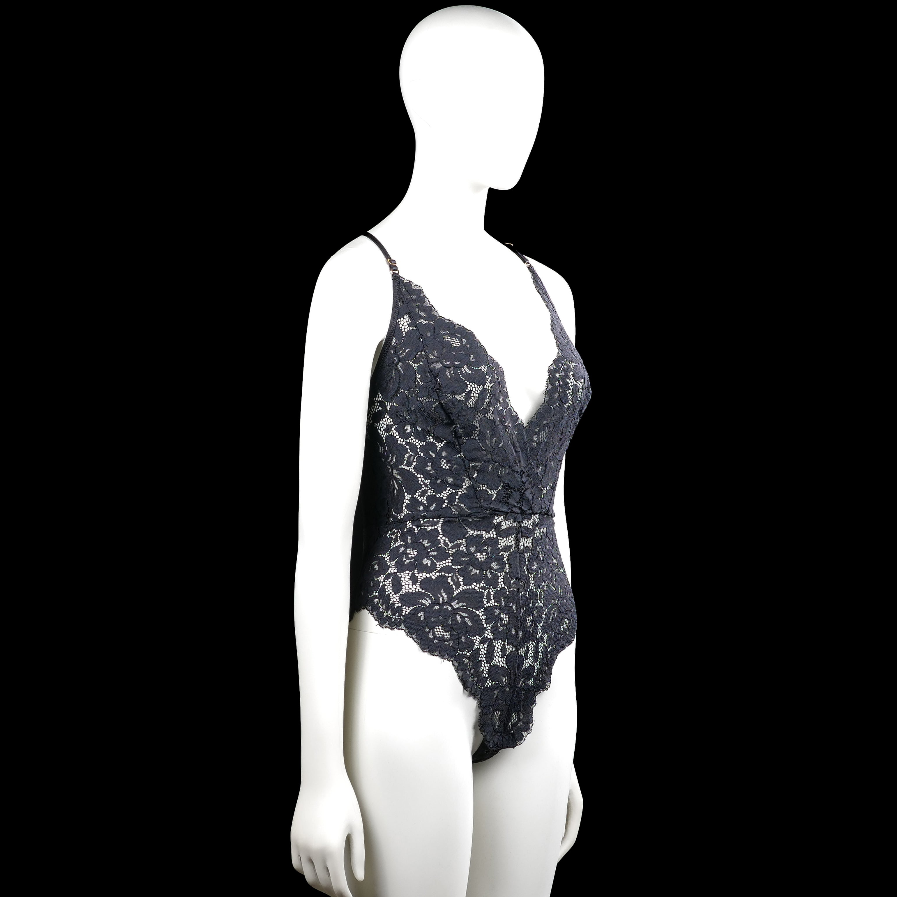 Bodysuit - Navy & Black - Size M