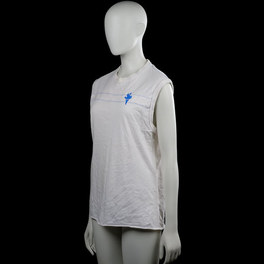 Tank top - White & Light Blue - Size L